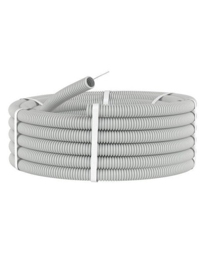 Труба HFFR тяжелая D40, серая (21140HF-GR): Труба гофрированная, с зондом, не распространяющая горение, без галогена в Раменском