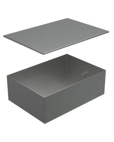 Коробка металлическая с крышкой для заливки в пол BOX/6-8 (70161): Коробка металлическая с крышкой для заливки в пол 249,6х167,6х75мм, для люков 70062, 70082 в Раменском