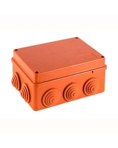 Коробка JBS150 150х110х70, 10 вых., 10P (0,15...2,5мм²) (43089HF). Коробка монтажная, огнестойкая, без галогена. Экопласт в Раменском