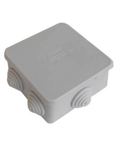 Коробка JBS080 85х85х40, 6 вых, IP44, серая (44006). Коробка монтажная. Экопласт в Раменском