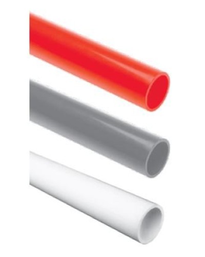 Ecoplast труба ПВХ гладкая, для аспирационной системы, D25, красная (33025-RD). Труба для аспирационной системы. Экопласт в Раменском