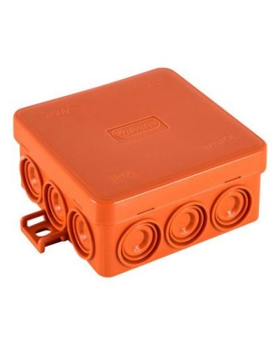 Коробка JBL085 85х85х38, 12 вых., 2P (0,15...4мм²) (43455HF). Коробка монтажная, огнестойкая, без галогена. Экопласт в Раменском