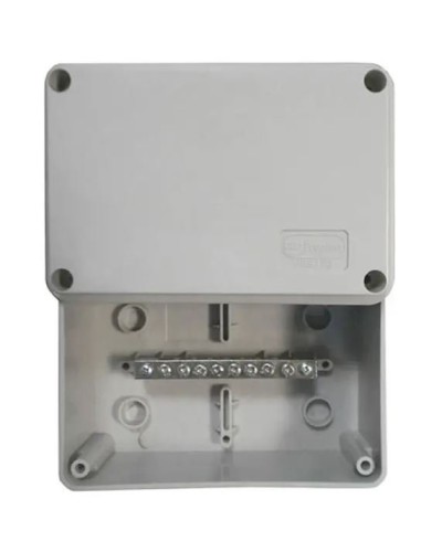 Коробка (КУП) JBS080 85х85х40, 6 вых, IP44 (44006KP): Коробка уравнивания потенциалов (КУП), 6х9мм, 8 зажимов в Раменском