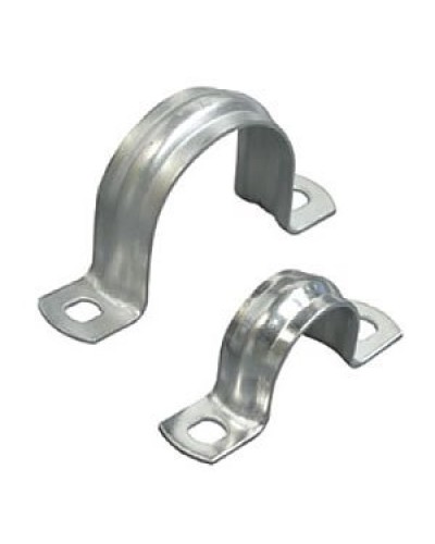 Скоба двухлапковая D50 с двумя отверстиями (50шт) (43650-50): Скоба оцинкованная в Раменском
