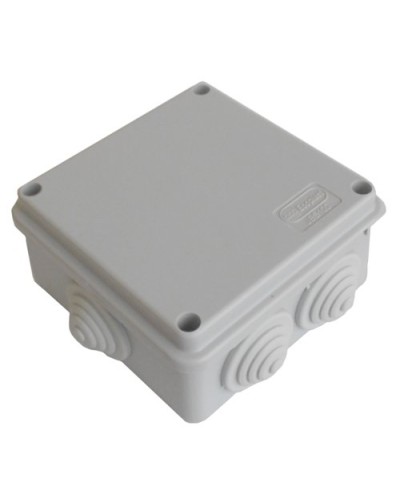 Коробка JBS100 100х100х55, 6 вых., 3P (1,5…6мм²) серая (43027HF-GR). Коробка монтажная, огнестойкая, без галогена. Экопласт в Раменском