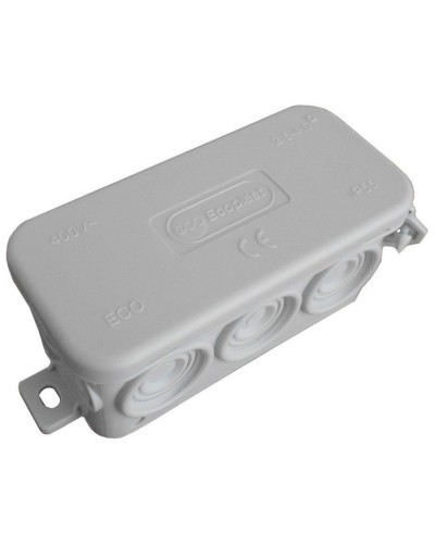 Коробка JBL090 90х42х40, 10 вых., IP55, белая (44055W-1). Коробка монтажная. Экопласт в Раменском