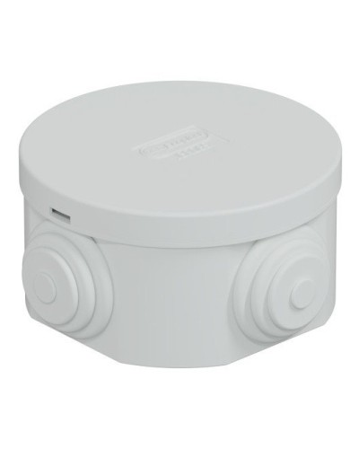 Коробка JBR065 D=65х35, 4 вых., IP44, белая (44004W-1). Коробка монтажная. Экопласт в Раменском