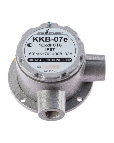 ККВ-07е-Ех-А-Р1-У-БК1, ШТ1/2+ШТ1/2. Коробка коммутационная взрывозащищенная угловая. Эридан в Раменском