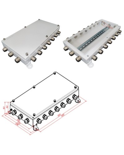 КМ IP66-2040. Коробка монтажная электротехническая. Гефест в Раменском