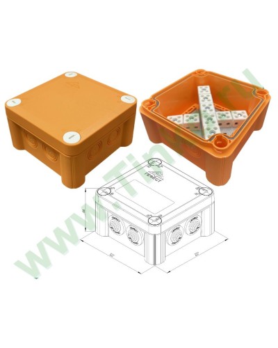 КМ-О-1212(П)(18к)-IP55: Коробка монтажная огнестойкая в Раменском
