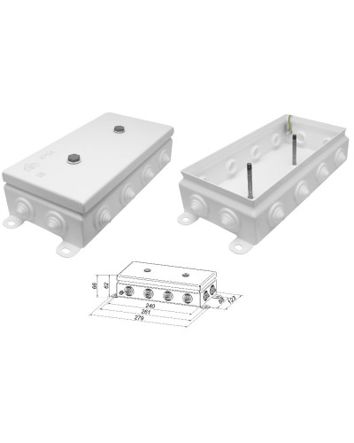 КМ IP55-1224. Коробка монтажная электротехническая. Гефест в Раменском