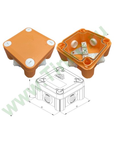 КМ-О-1010(П)(8к)-IP55: Коробка монтажная огнестойкая в Раменском