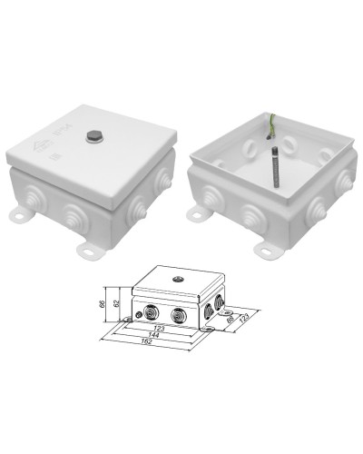 КМ IP55-1212. Коробка монтажная электротехническая. Гефест в Раменском