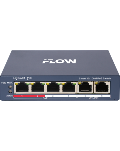 F-SW-EM206POE-VM. Коммутатор с POE. i-FLOW в Раменском
