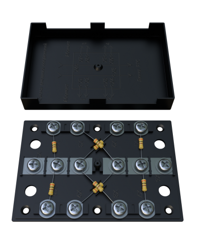 KRA-4 75 Om black (MEC42102). Коробка на 4 абонента. МЭК-Электрика в Раменском