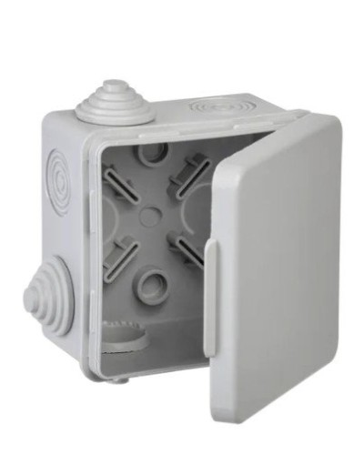 Коробка КМ 80х80х50 GENERICA (UKO31-080-080-050-K03-54G). Коробка распаячная для открытой проводки. GENERICA в Раменском