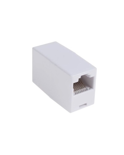 RJ-45 (розетка)-RJ-45 (розетка) (белый): Разъем распределительный в Раменском
