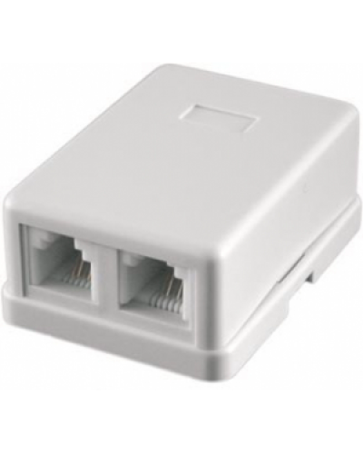 STK-RJ-45(8P8C), CAT.6, 2 выхода, Dual IDC компьютерная розетка: Розетка компьютерная 2 выхода в Раменском
