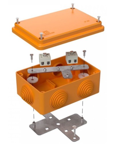 Коробка огнестойкая 120х80х50 (40-0340-FR2.5-4). Коробка огнестойкая для открытой установки. Промрукав в Раменском
