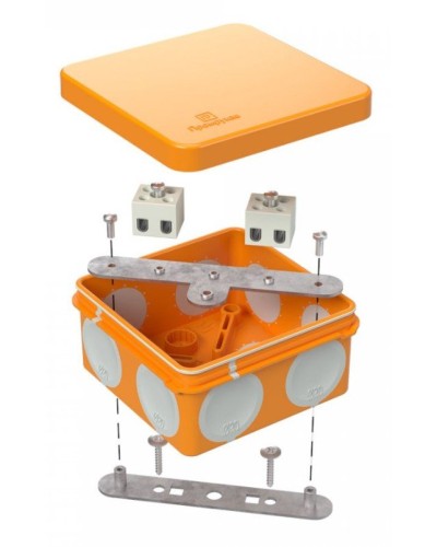 Коробка огнестойкая 80х80х40 (60-0210-FR2.5-4). Коробка огнестойкая для открытой установки. Промрукав в Раменском