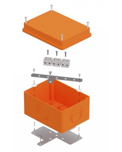 Коробка огнестойкая 150х110х90 E15-E120 для о/п (40-0351-FR2.5-6). Коробка огнестойкая для открытой установки. Промрукав в Раменском