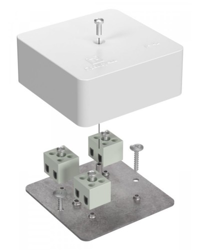 Коробка огнестойкая 75х75х30 (40-0450-FR2.5-6). Коробка огнестойкая для открытой установки. Промрукав в Раменском