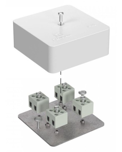 Коробка огнестойкая 75х75х30 (40-0450-FR1.5-8). Коробка огнестойкая для открытой установки. Промрукав в Раменском