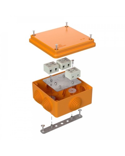 Коробка огнестойкая 100х100х50 (40-0300-FR6.0-6). Коробка огнестойкая для открытой установки. Промрукав в Раменском