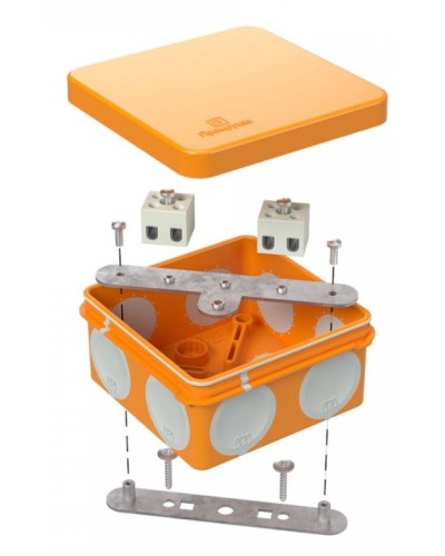 Коробка огнестойкая 80х80х40 (60-0210-FR2.5-6). Коробка огнестойкая для открытой установки. Промрукав в Раменском