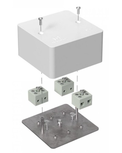 Коробка огнестойкая 103х103х45 (40-0470-FR2.5-6). Коробка огнестойкая для открытой установки. Промрукав в Раменском