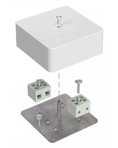 Коробка огнестойкая 75х75х30 (40-0450-FR2.5-4). Коробка огнестойкая для открытой установки. Промрукав в Раменском
