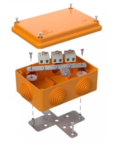 Коробка огнестойкая 120х80х50 (40-0340-FR2.5-6). Коробка огнестойкая для открытой установки. Промрукав в Раменском