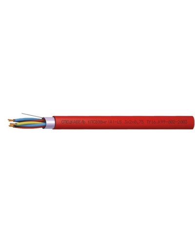КПСВЭВнг(А)-LS 4х2х1,5 (Спецкабель). Кабель симметричный для систем сигнализации и управления, групповой прокладки, с пониженным дымо- и газовыделением. Спецкабель в Раменском