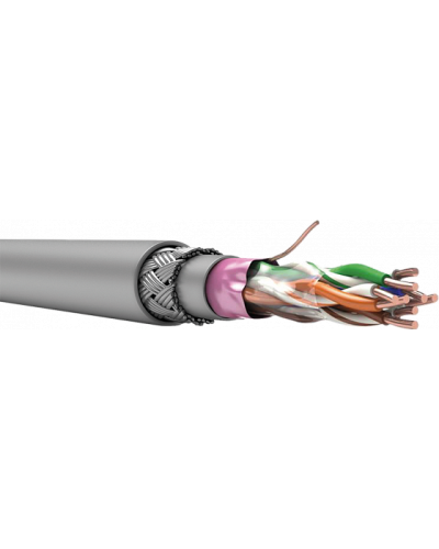 TechnoLAN F/UTP SWA PS Cat 5e ZH нг(A)-HF 2x2x0,52. Кабель «витая пара» (LAN) для структурированных систем связи. СПКБ-Техно в Раменском