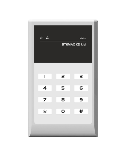 STEMAX KD Livi (серый). Беспроводная кнопочная кодовая панель. Стелс НПП в Раменском